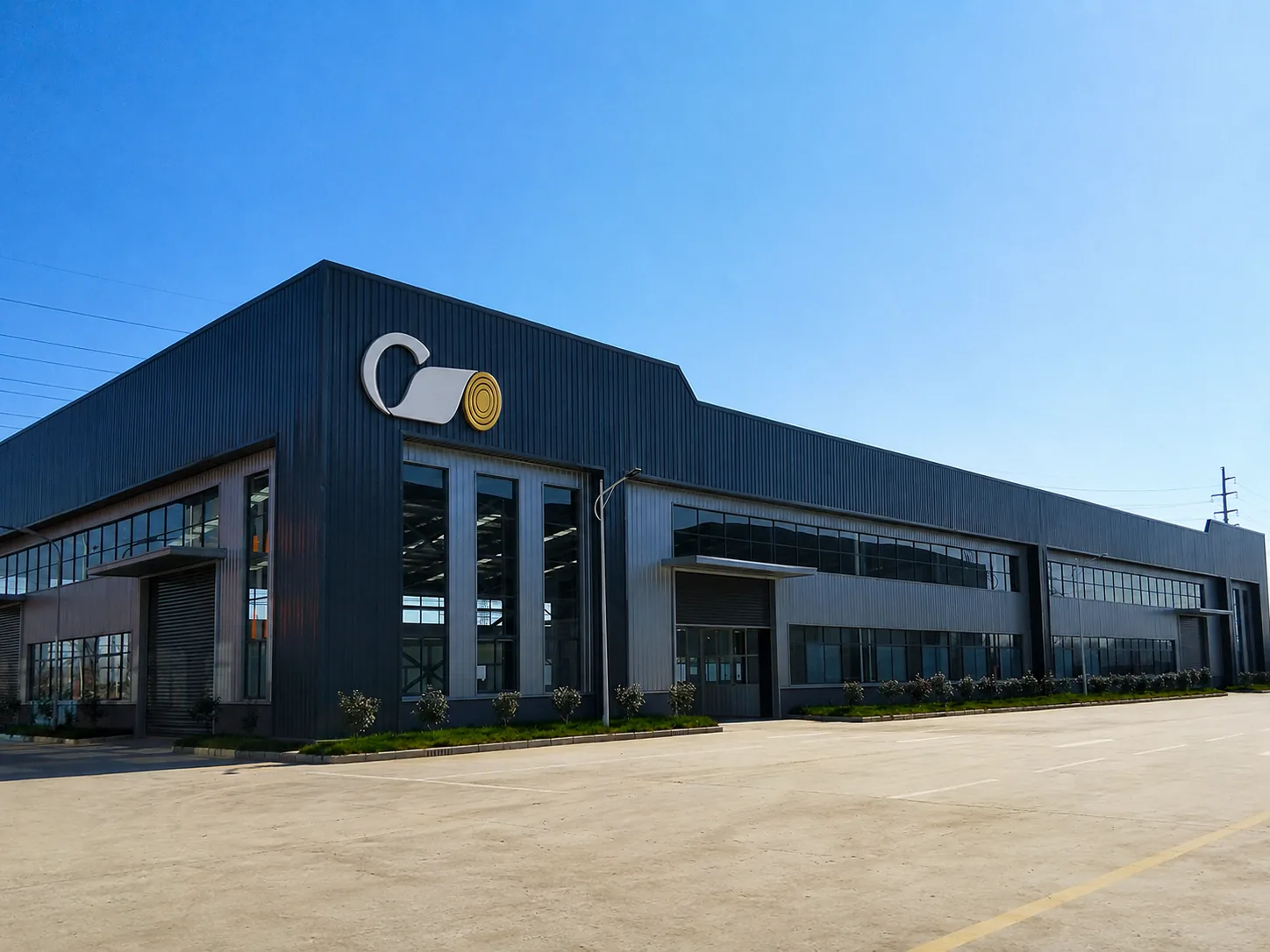 CFS cold foil manufacturing facility exterior in Wenzhou, Zhejiang, China