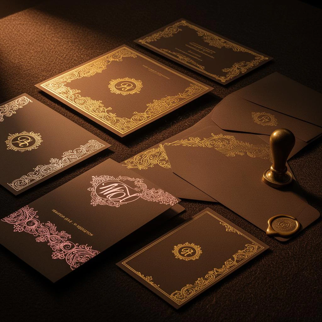Greeting Cards & Stationery cold foil stamping applications