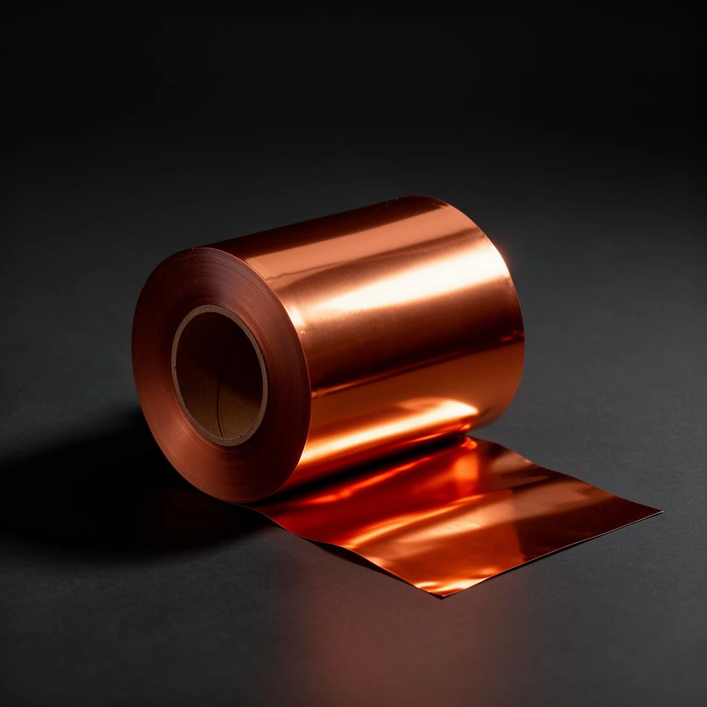 Copper cold foil sample roll