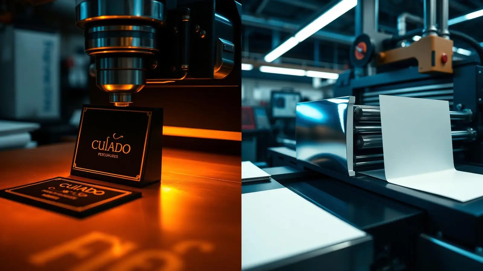 Cover image for the article “Hot Stamping vs Cold Foil: Cost, Speed & Sustainability for Packaging Buyers (2026)” on…